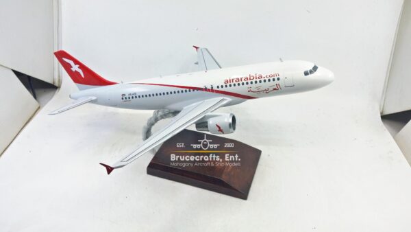 Model of Airbus A320-214 Air Arabia with detailed craftsmanship.